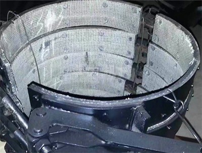 耙斗裝巖機剎車帶 